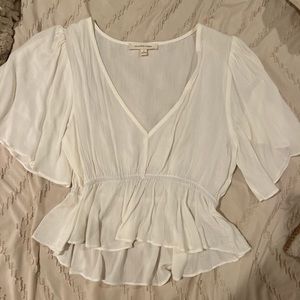 Boutique White Blouse!